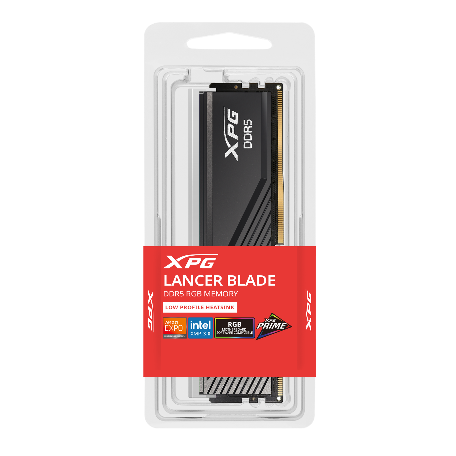 XPG LANCER BLADE RGB DDR5 – DDR5 U-DIMM 16GB. 6000 MT/s. RGB. Low-Profile Heatsink:圖片 3