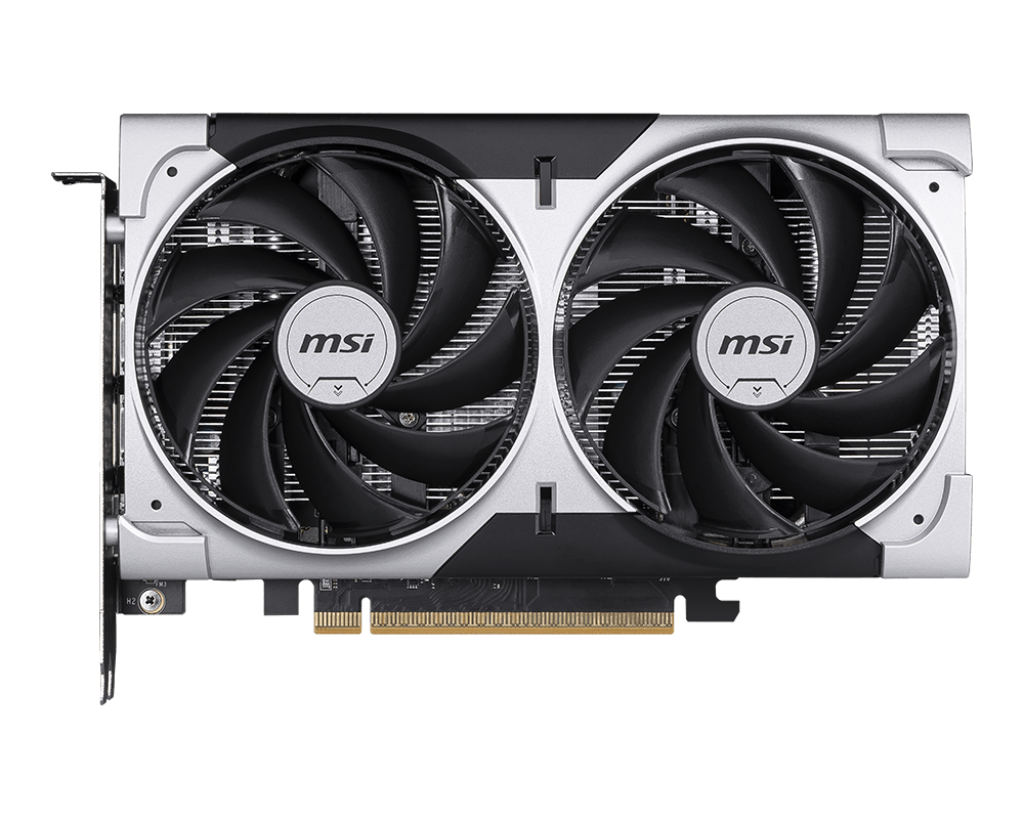MSI GeForce RTX 5050 8 GB VENTUS 2X OC – NVIDIA Blackwell. 2560 CUDA Cores. 2617 MHz Boost. 20 Gbps GDDR6. 3× DP 2.1b. HDMI 2.1b. PCIe 5.0. 130 W TDP:圖片 2