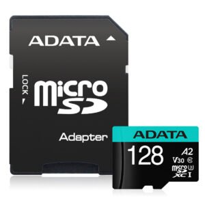 ADATA Premier Pro Memory Card SD 6.0 with Adapter - 128GB - microSDXC UHS-I